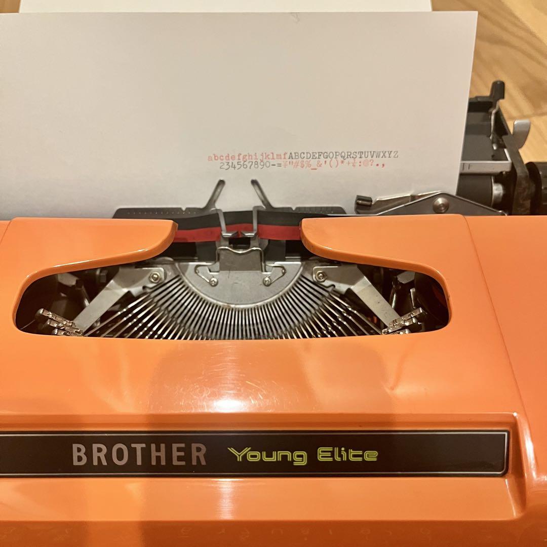 【昭和レトロ】ブラザー タイプライター JP7-503 Young Elite 昭和レトロ】ブラザー タイプライター JP7-503 Young Elite