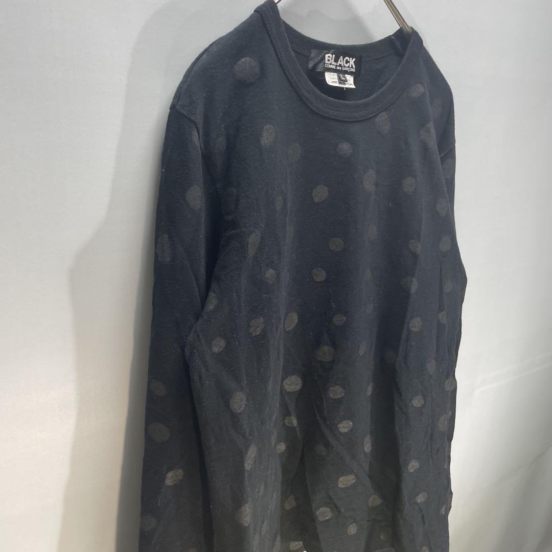 BLACKCOMMEdesGARCONS ドット 水玉 ロングスリーブ L - メルカリ