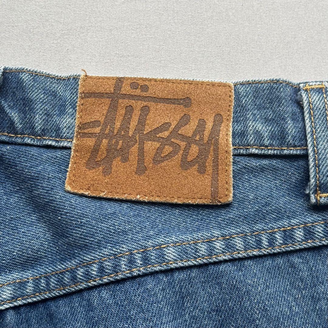 90's OLD STUSSY デニムショーツ バーバラクルーガー期 USA製