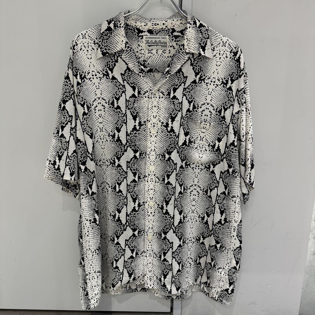 PYTHON OPEN COLLAR SHIRT パイソン ワコマリア - メルカリ