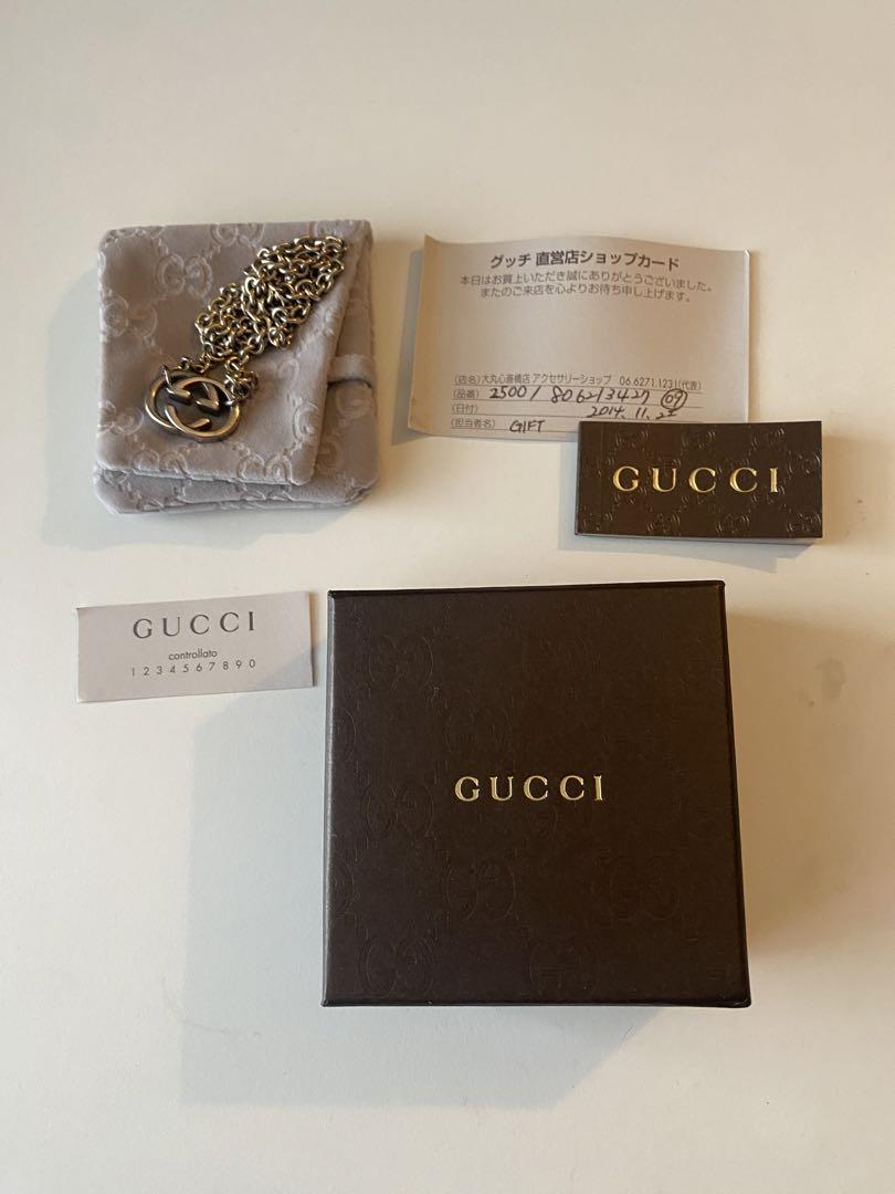 GUCCI ロゴペンダント ネックレス