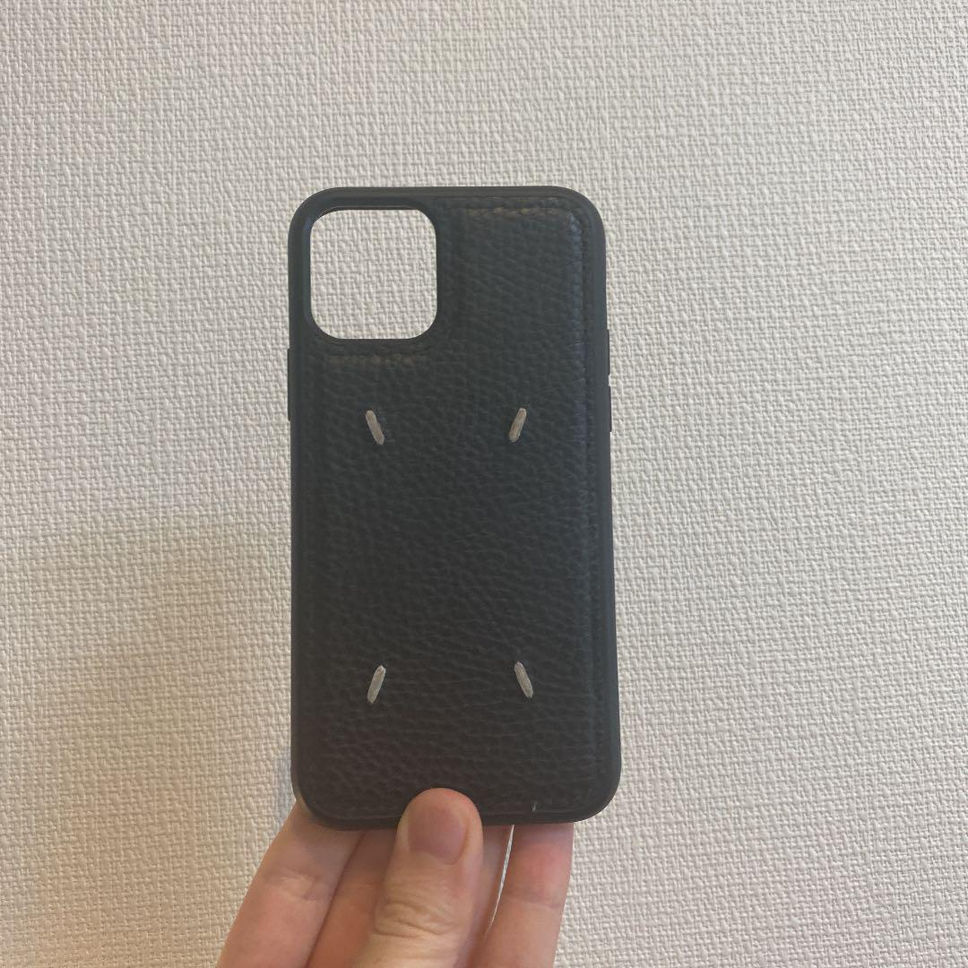 Maison Margiela iPhone 12mini ケース　正規品 MAISON MARGIELA IPhone12miniケース ブラック S55U10305