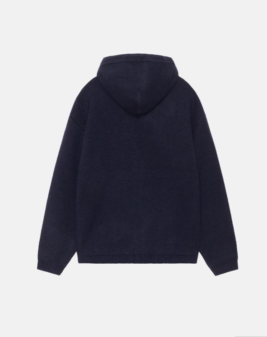 トップス HOODED ZIP SWEATER stussy