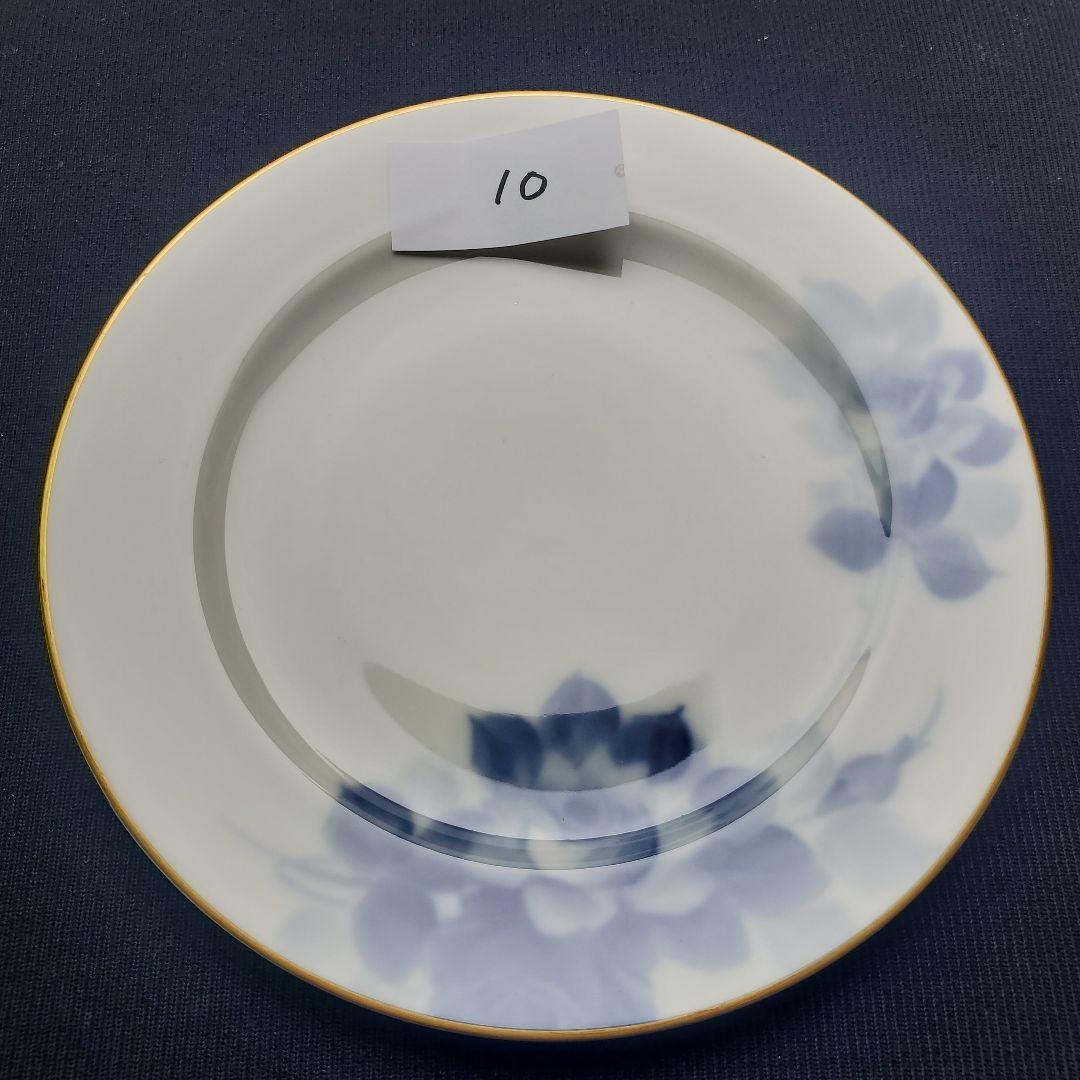 大倉陶園　ブルーローズ　20cm　皿　OKURA CHINA　9枚
