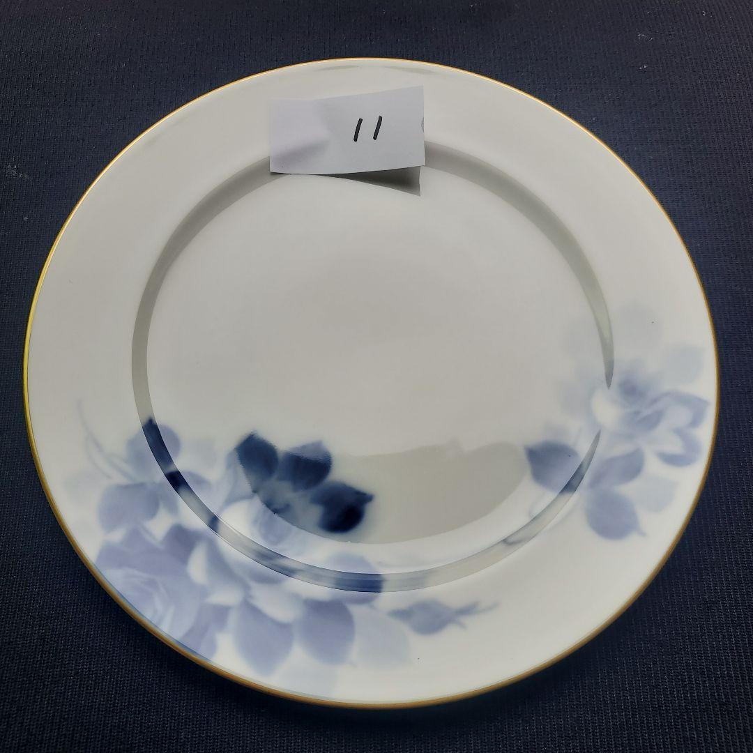 大倉陶園　ブルーローズ　20cm　皿　OKURA CHINA　9枚