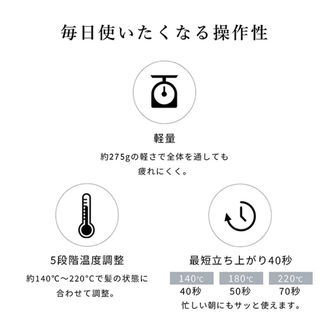 リファ ReFa STRAIGHT IRON