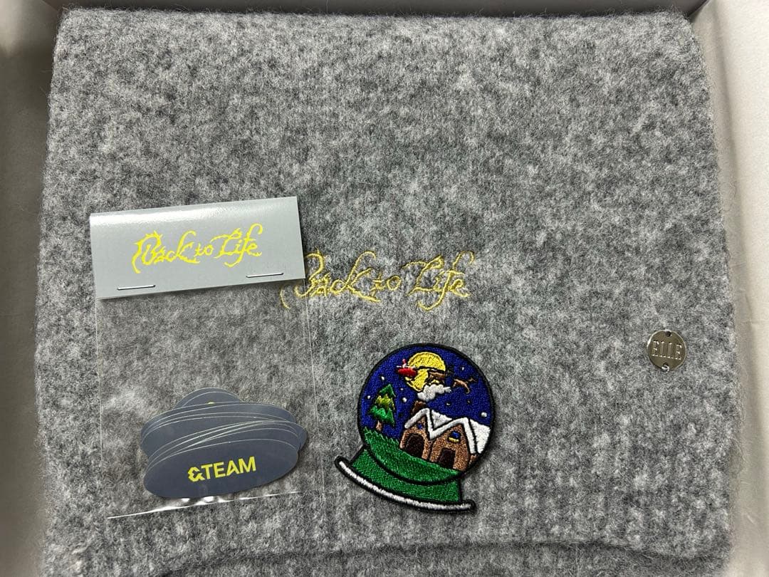 TEAM ショーケース マフラー ワッペン ステッカー セット