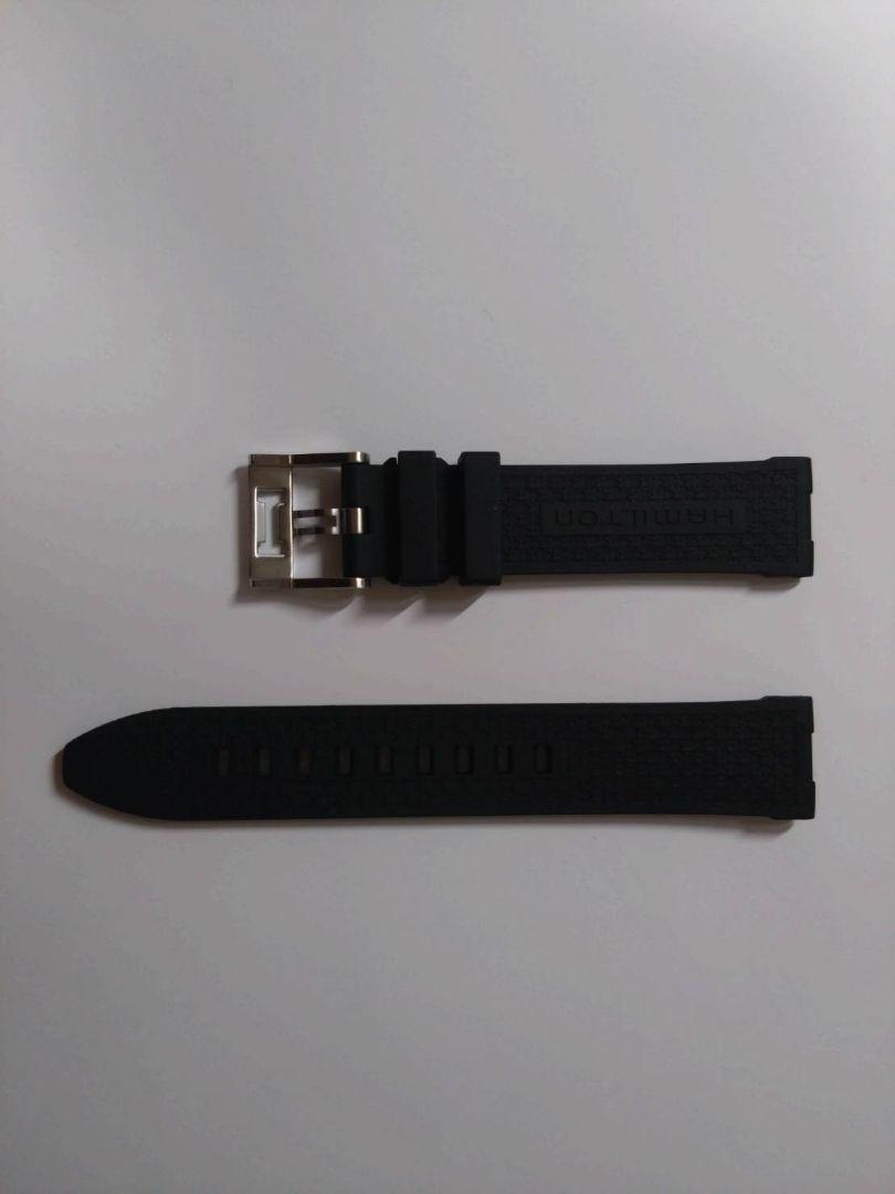 HAMILTON　腕時計　カーキネイビー　純正ラバーストラップ　20mm
