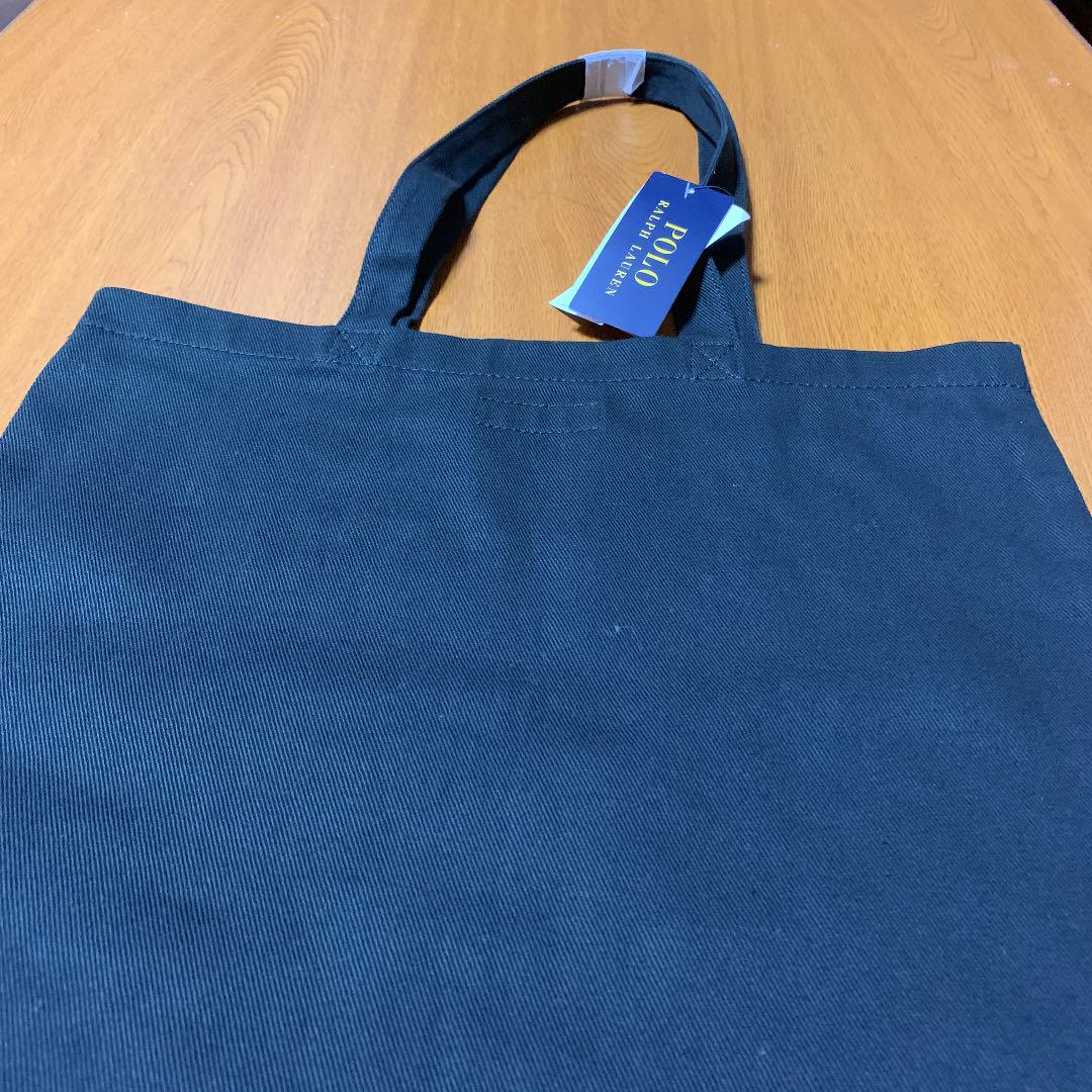 ポロラルフローレン☆新品☆トートバック黒