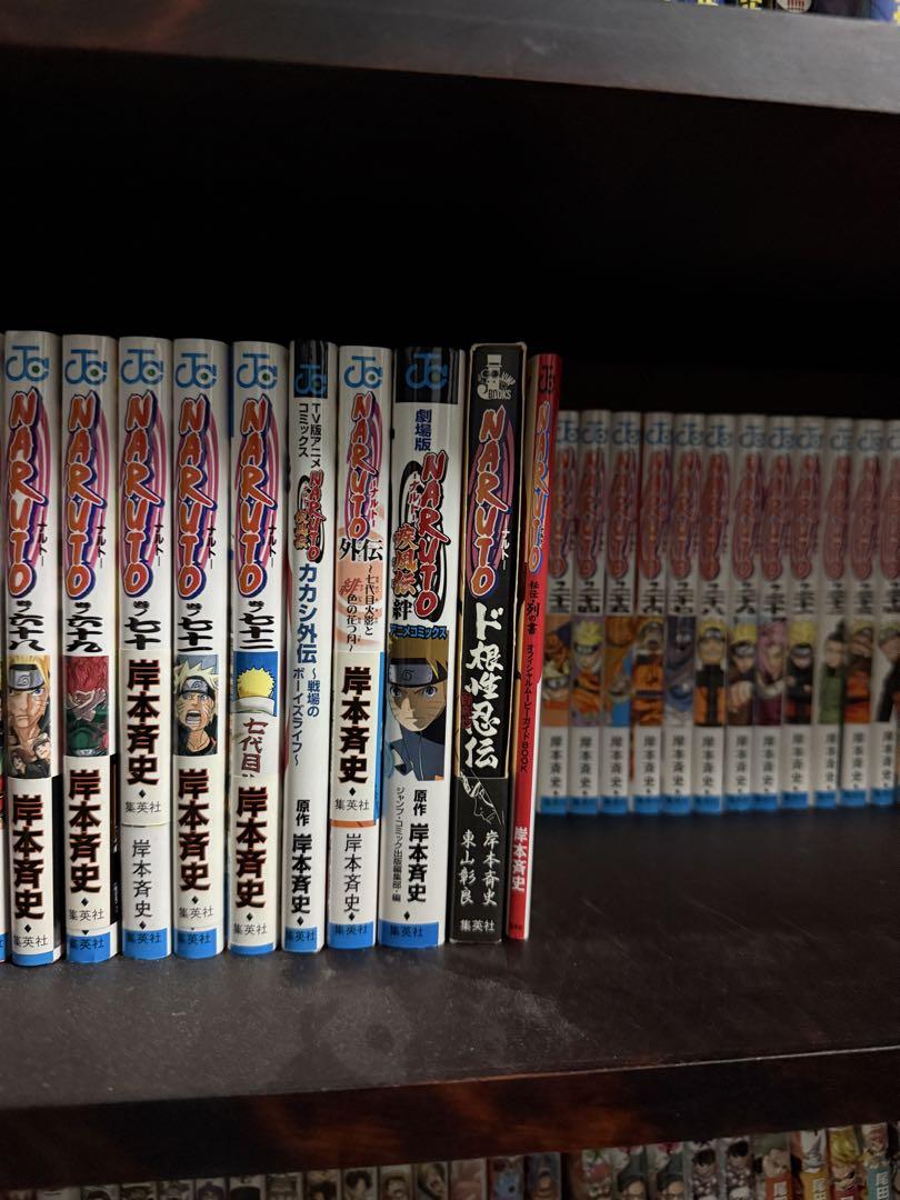 NARUTOナルト漫画全巻セット＋外伝、劇場版絆、列の書、カカシ外伝、ド根性忍伝
