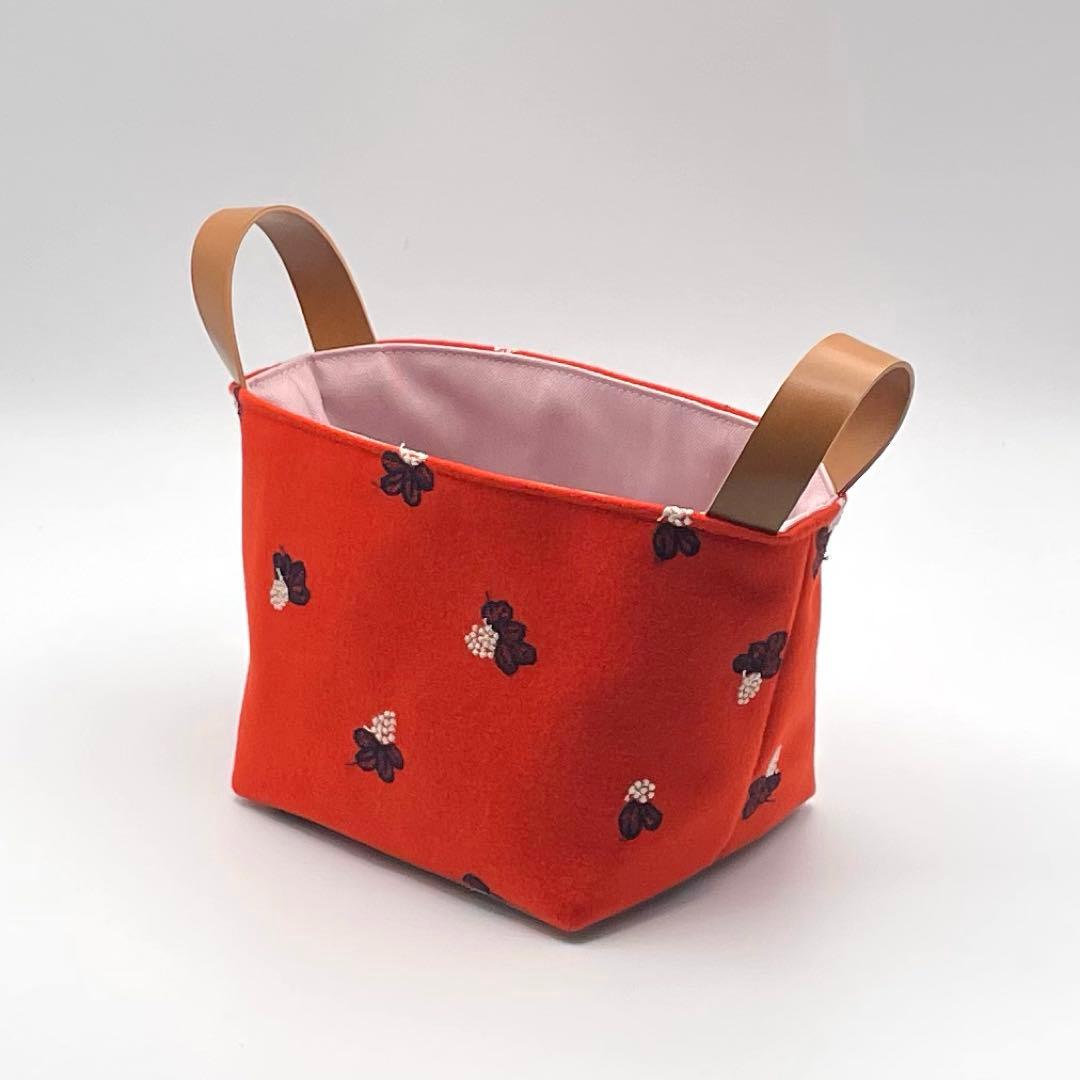 ㉛ハンドメイド ミナペルホネン 布バスケット - メルカリ