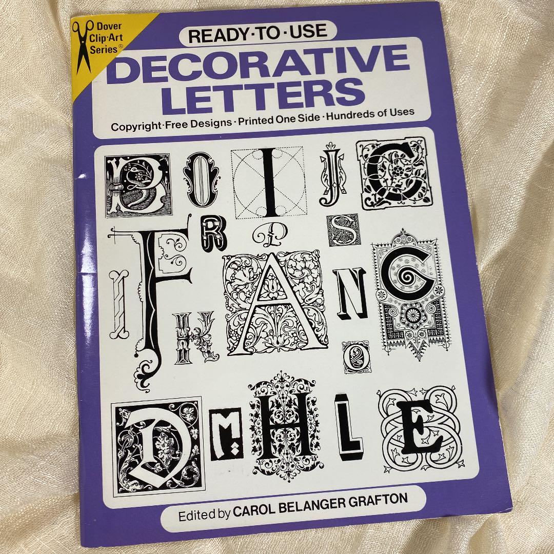 紙もの 素材集 Decorative Letters 装飾文字飾り文字 メルカリ