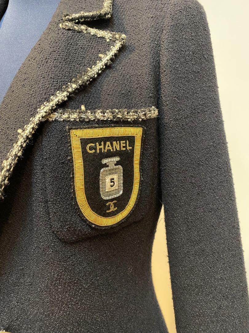 VINTAGE●CHANEL●ココボタン ウール×ナイロン ジャケット 36 シャネル ジャケット CHANEL ピンク ブレイドトリミング