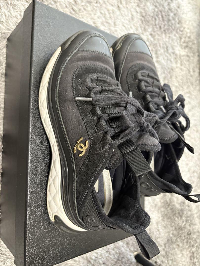 最前線の 正規品】【訳あり】CHANEL シャネルスニーカー メルカリ - 36 靴