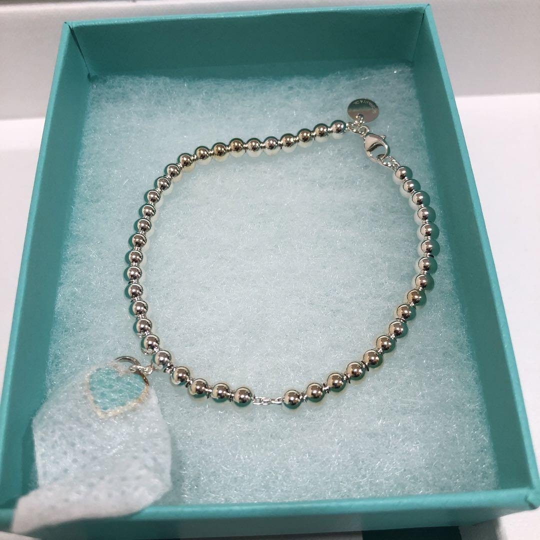 【新品】Tiffany & Co. シルバービーズブレスレット