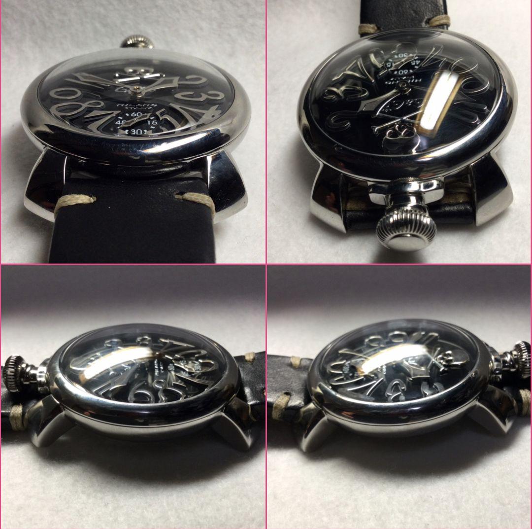 確実正規品◇ガガミラノ！48mm マヌアーレ アートコレクション ドクロ
