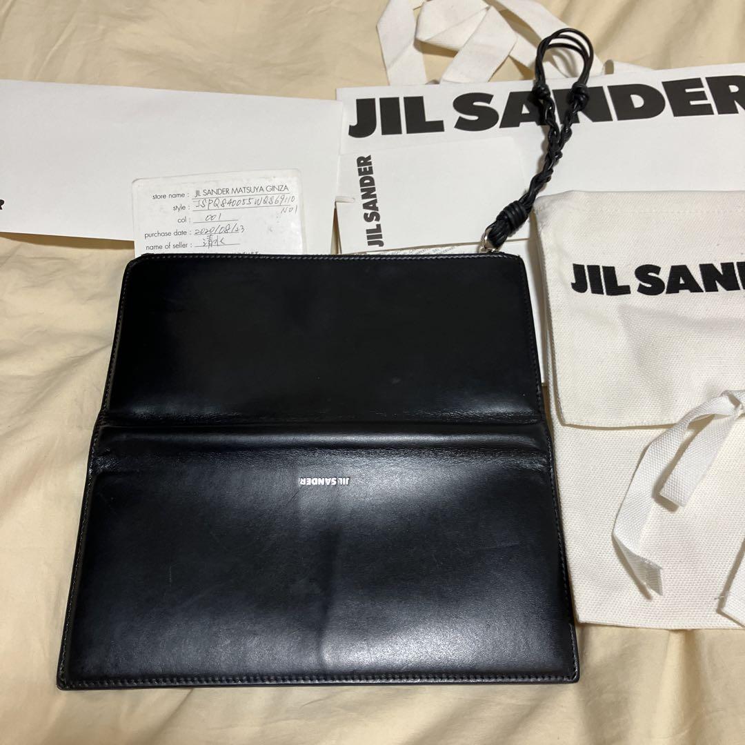 【早い者勝ち！】JIL SANDER 2つ折りウォレット　ブラック 楽天市場】JIL SANDER ジルサンダー 二つ折り財布 J25UI0002