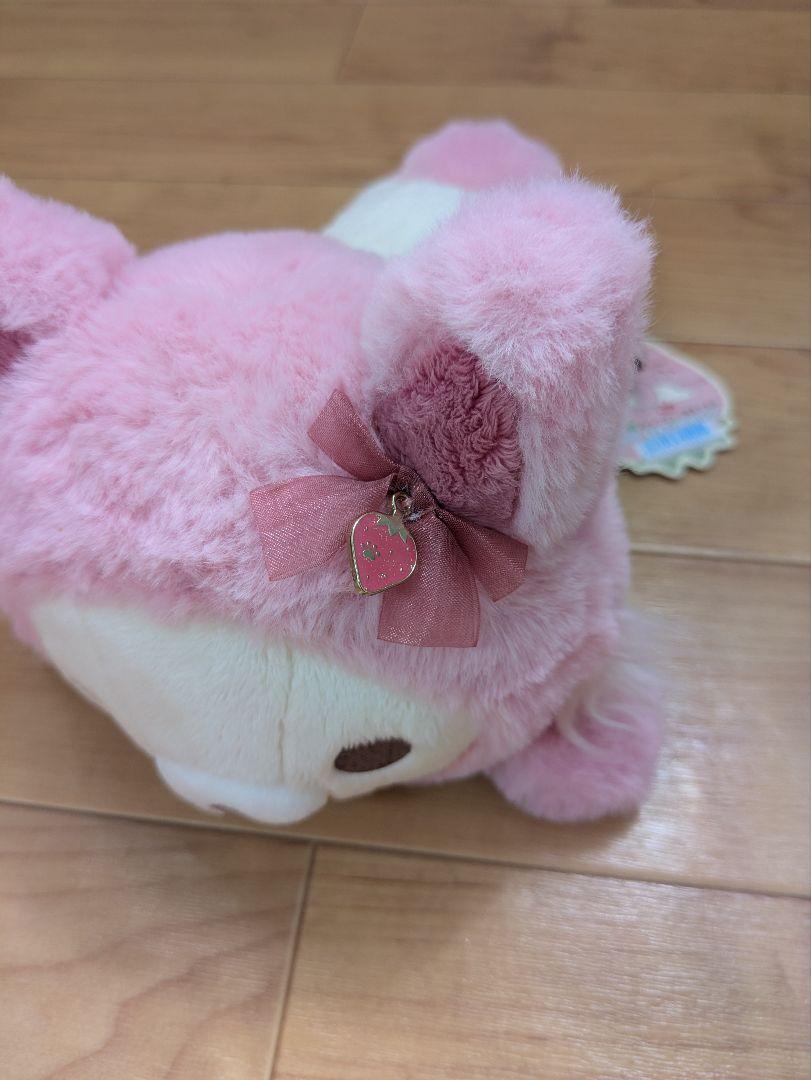 リラックマ　ぴょこぴょこ抱きぐるみ　ストロベリーキャット　コリラックマ コリラックマ ぴょこぴょこ抱きぐるみ コリラックマと