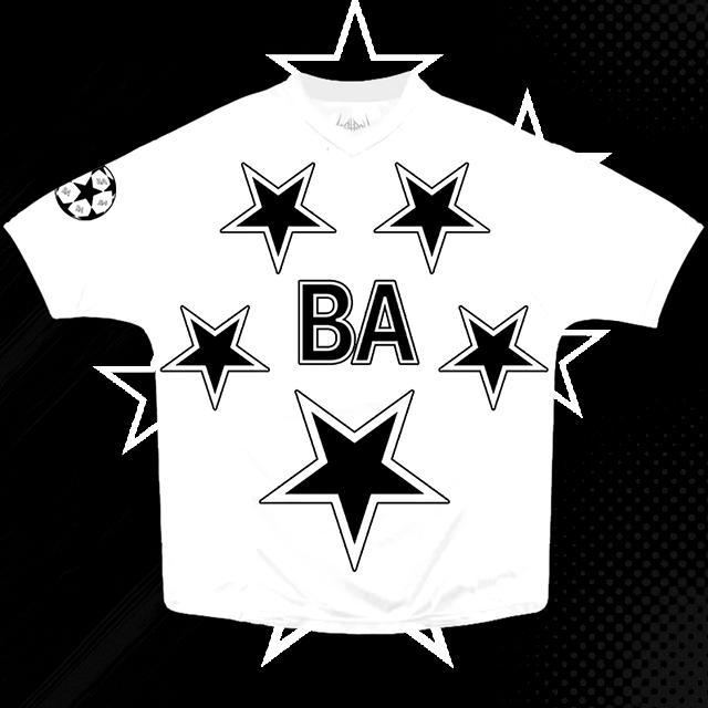 Destroy Lonely着用 BBY$ XXL サッカージャージ 白