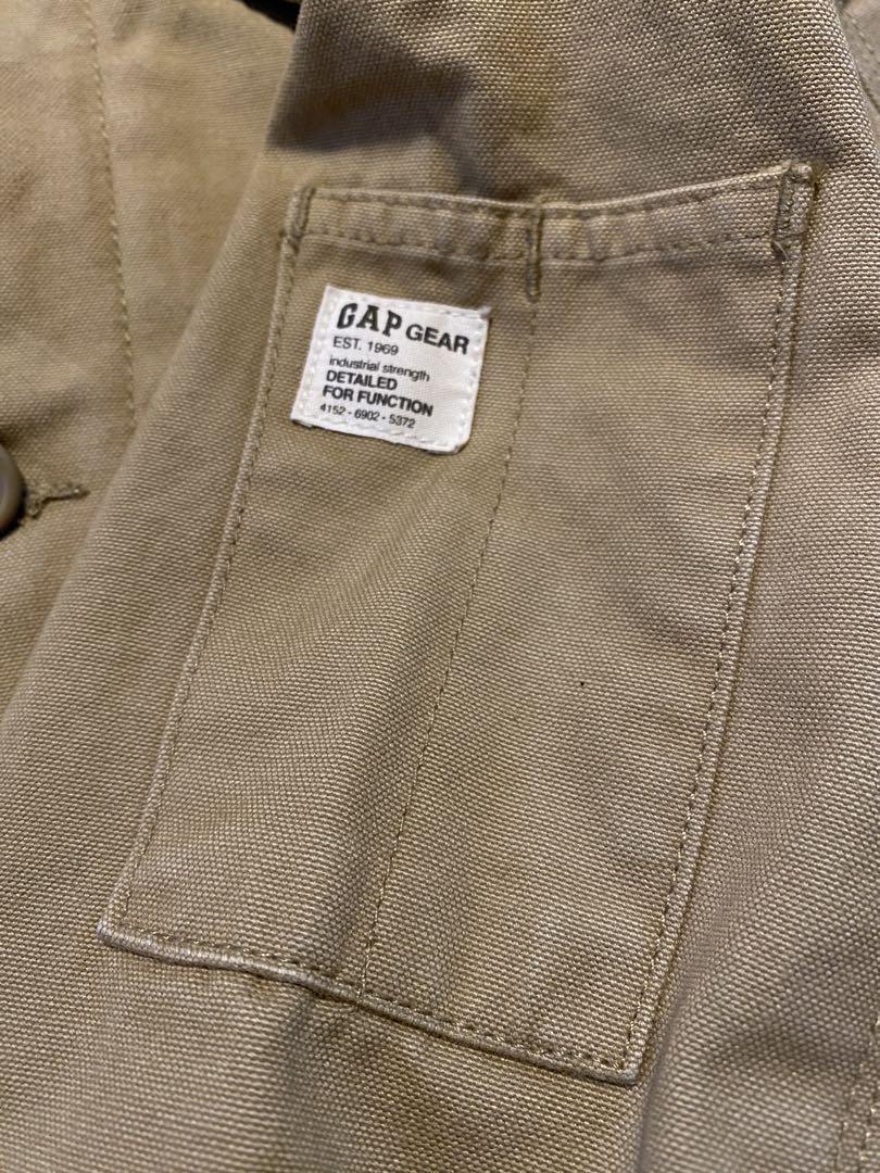 OLD GAP 襟コーデュロイ コットン　ワーク　ジャケット ダック 古着