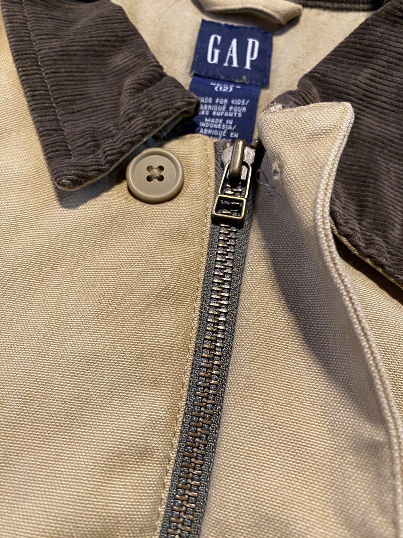 OLD GAP 襟コーデュロイ コットン　ワーク　ジャケット ダック 古着