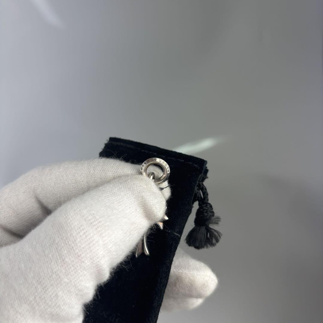 【極美品】クロムハーツ TLNY CH CROSS ネックレス　タイニークロス