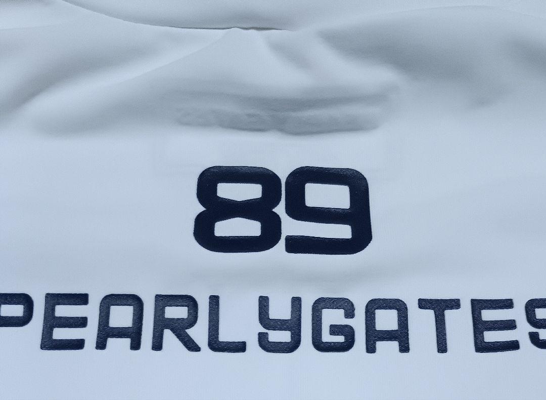 PEARLY GATES ATHLモックネックシャツ ホワイト サイズ0