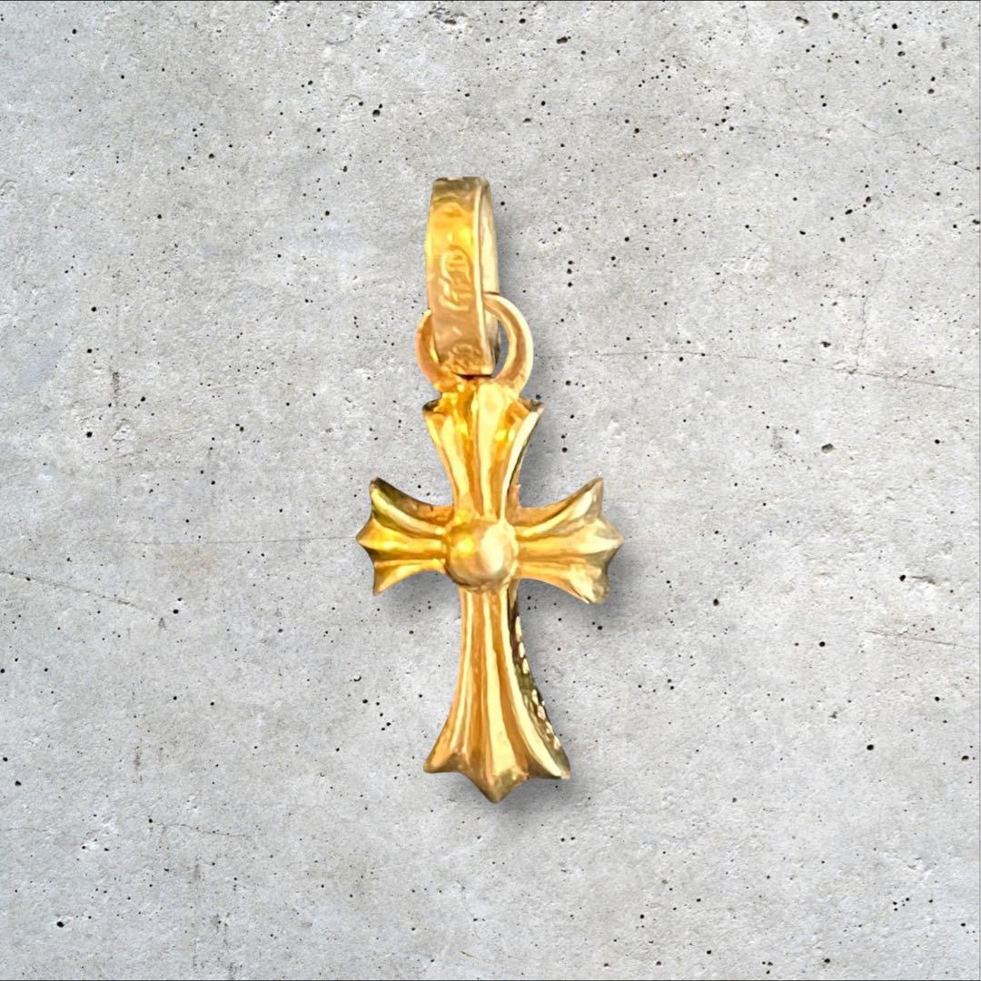 クロムハーツ CH ベビーファット 22k パヴェダイヤ ゴールド