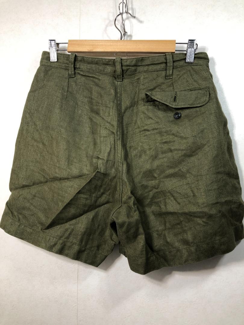 030591● BROWN by 2-tacs TAC SHORTS S 麻