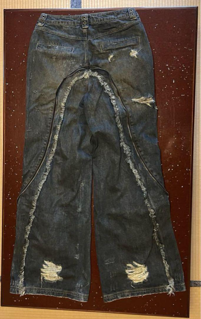 パンツ PERSONSOUL ALIENS DIRTY DENIM JEANS