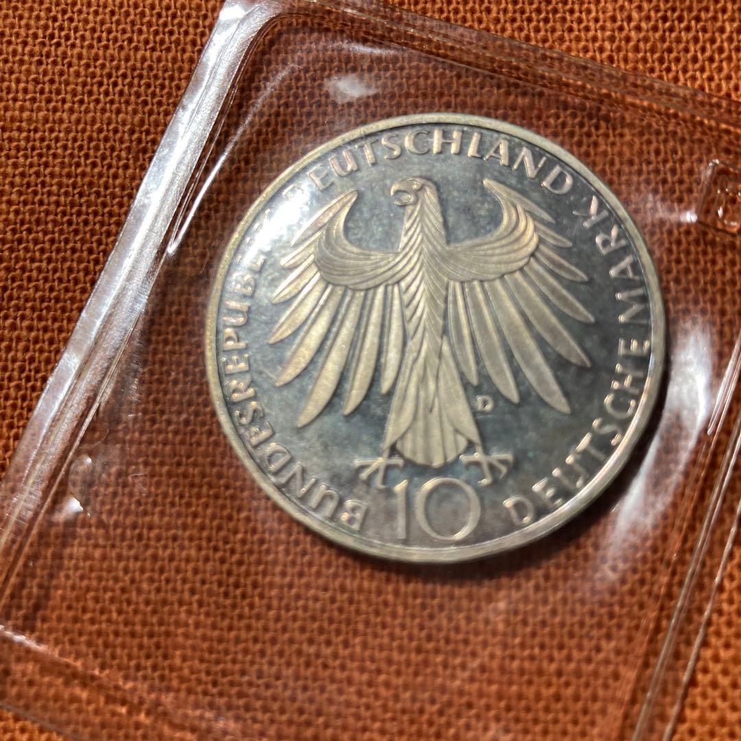 ドイツ ミュンヘンオリンピック 10マルク銀貨 1972年 - メルカリ