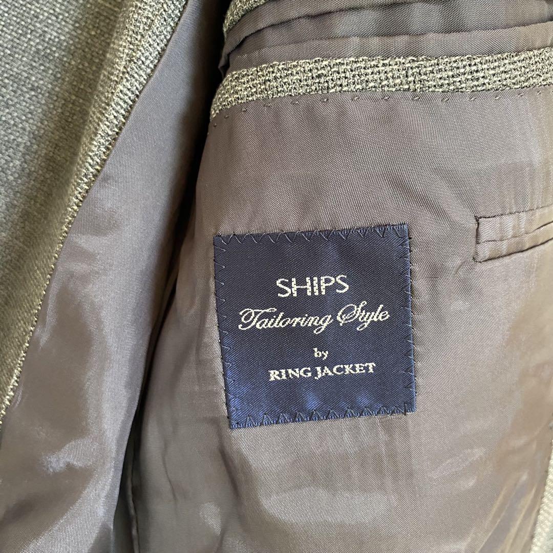 シップス SHIPS 【美品】 テーラード リングジャケット カノニコ 春夏 M