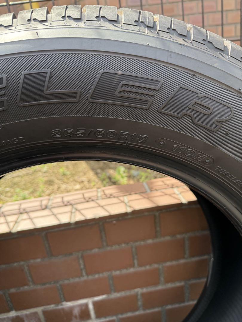 BRIDGESTONE DUELER H/T 265/60R18 4本