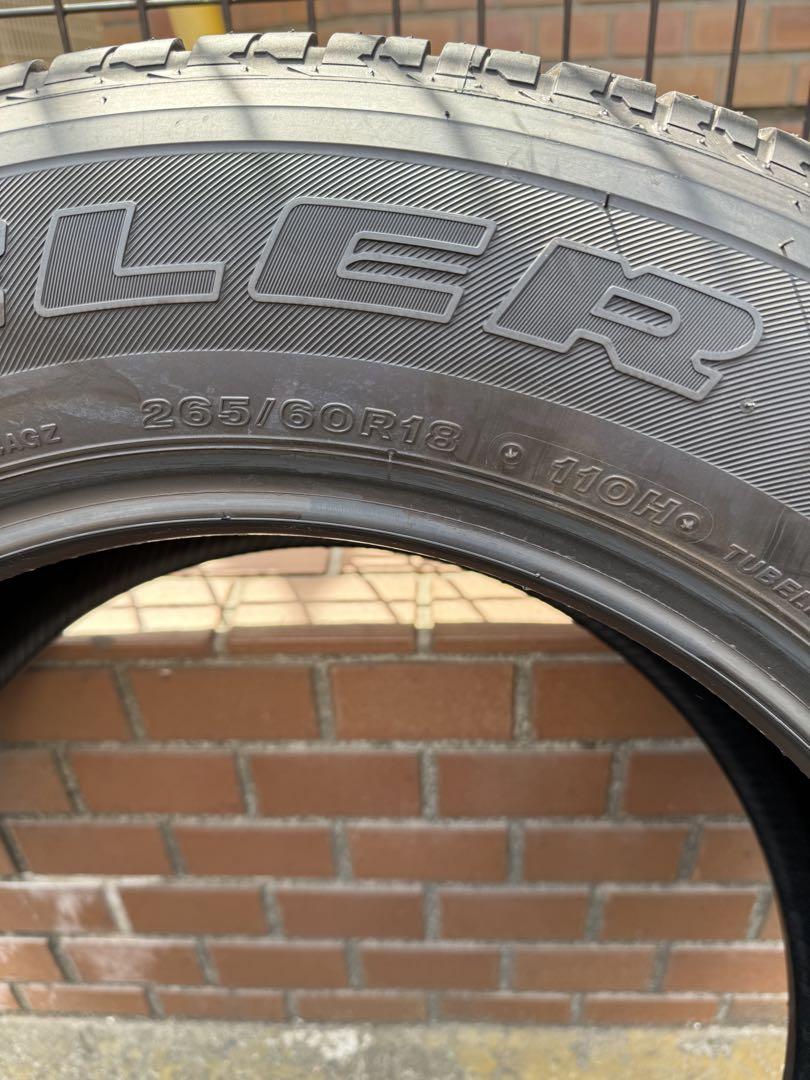 BRIDGESTONE DUELER H/T 265/60R18 4本