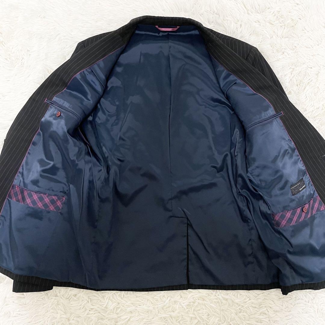 MODA RITORNO スーツ セットアップ ブラック ストライプ AB5