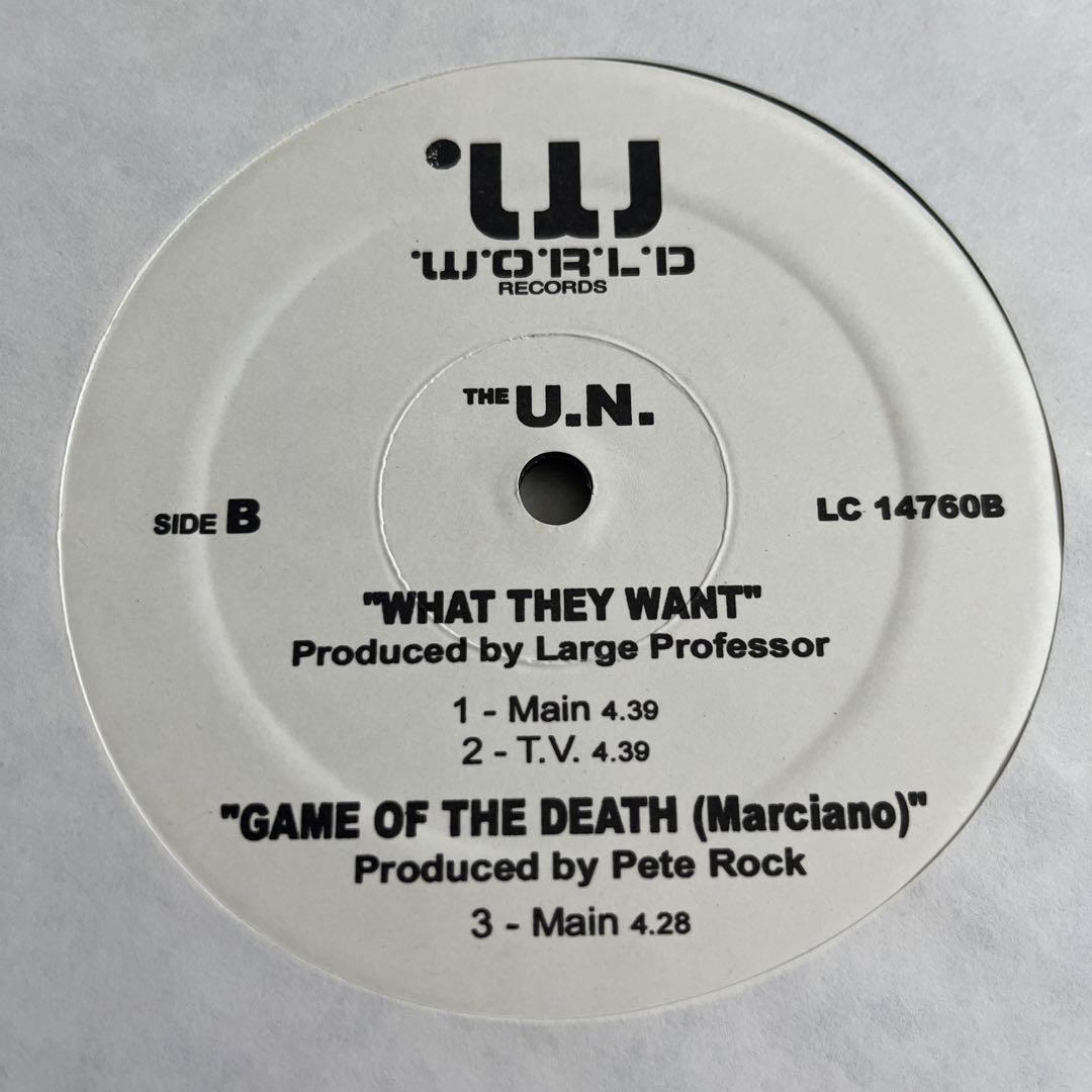洋楽 The U.N.-What They Want / Game Of Death