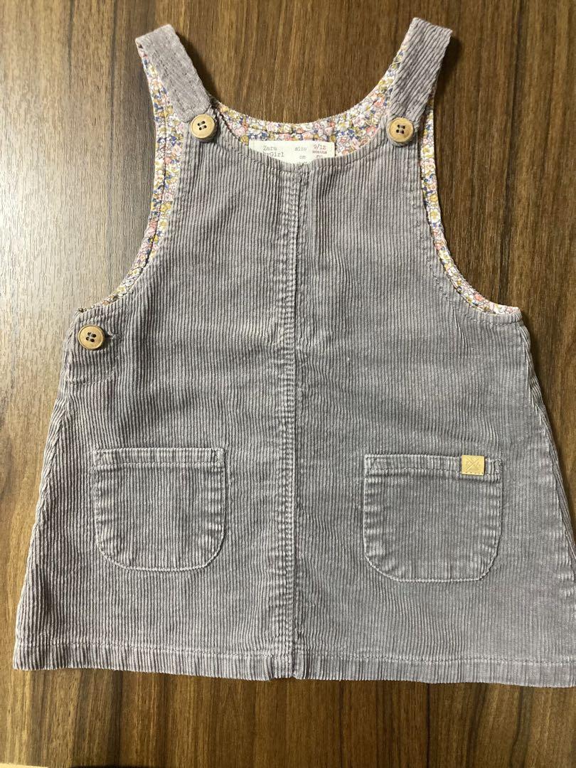 ジャンパースカート　80 コーデュロイ　zara baby