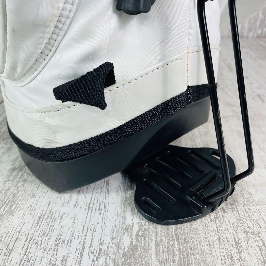 23区GOLF ゴルフ　スタンドキャディバッグ ホワイト迷彩柄　超軽量