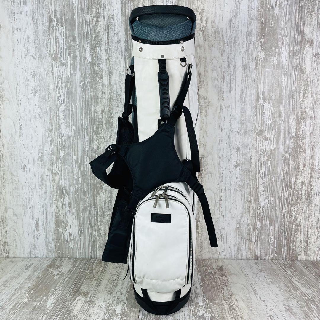23区GOLF ゴルフ　スタンドキャディバッグ ホワイト迷彩柄　超軽量