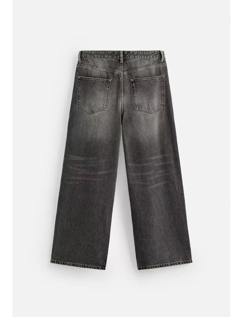 新品タグ付 ZARA スーパーバギーフィットジーンズ USA 28 ブラック 新品タグ付 ZARA スーパーバギーフィットジーンズ USA 29