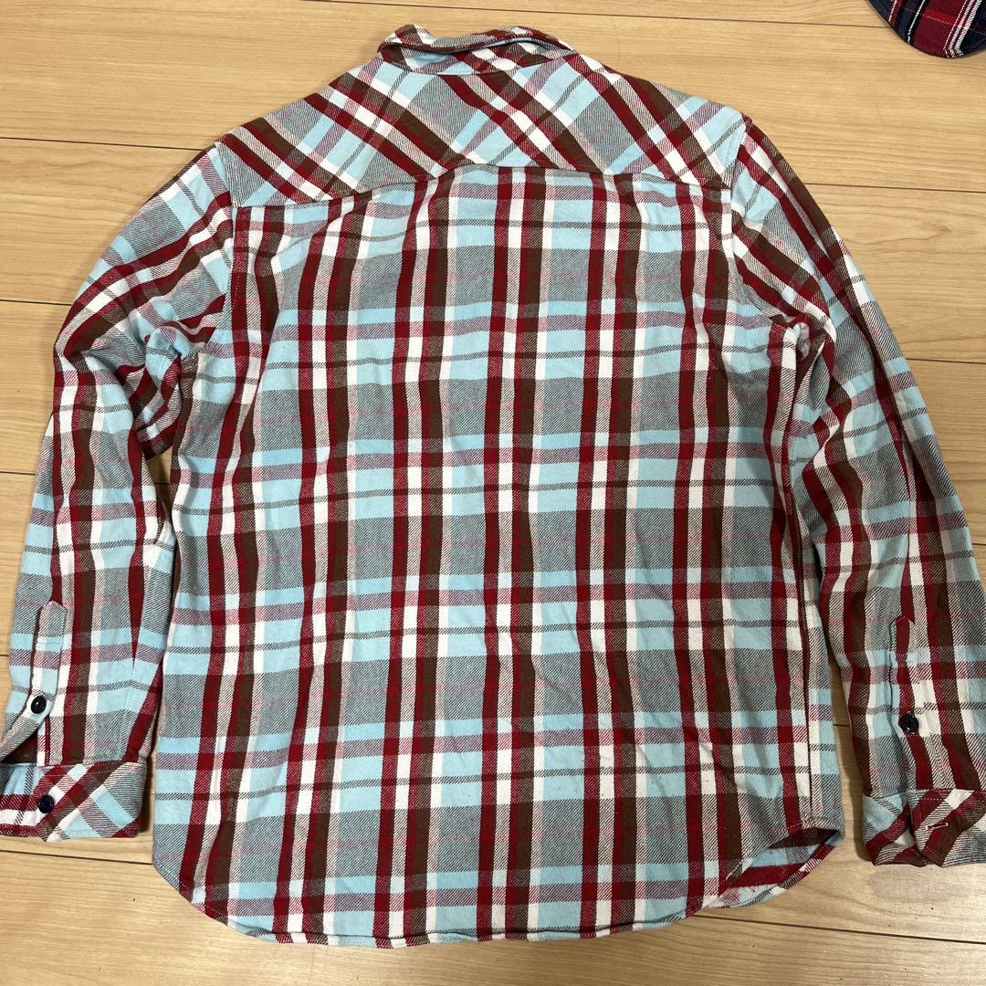 チェック柄 長袖シャツ メンズまとめ売り