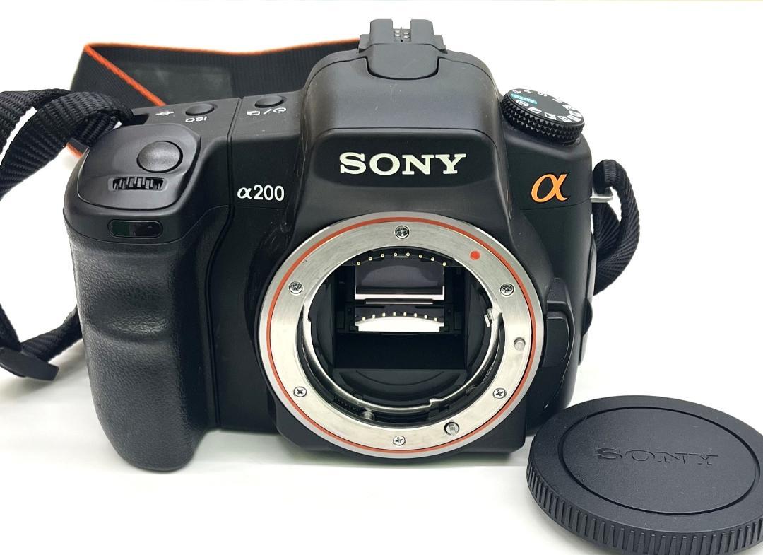SONY DSLR-A200 ブラック 超望遠ダブルズームセット 動作確認