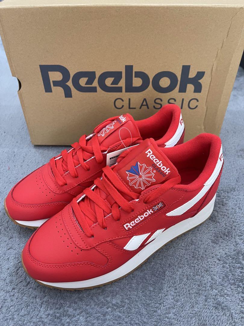 新品未使用ReebokリーボックDV3632クラシックレザーダブル厚底24.5