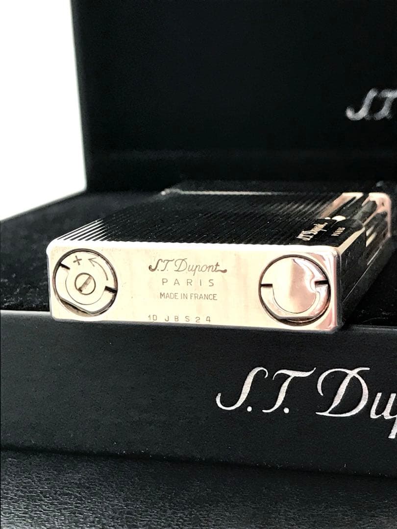 開閉音 快音キーン　デュポン　ガスライター　ストライプ　模様入り　ライン2s　②