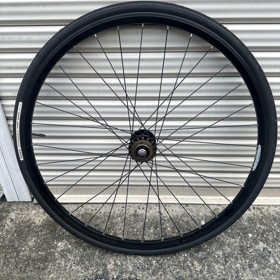 ピスト用ホイールセット700c ピストバイク目立った傷や汚れなし