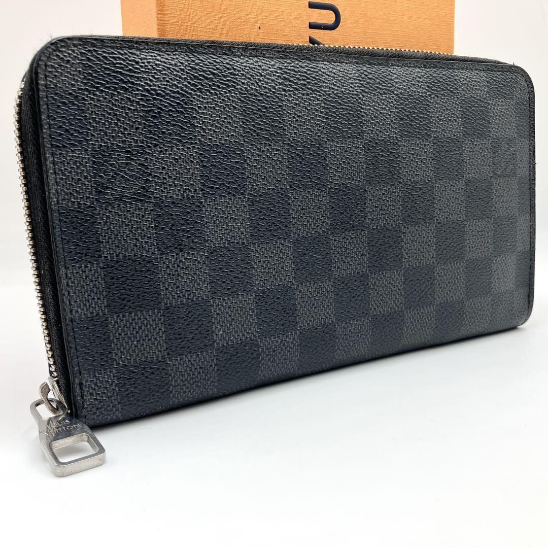 極美品✨ルイヴィトン ジッピーオーガナイザー ダミエ グラフィット