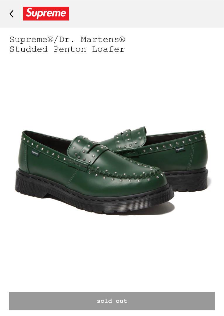 Supreme Dr. Martens Studded Penton Loafer (SS25) - $198