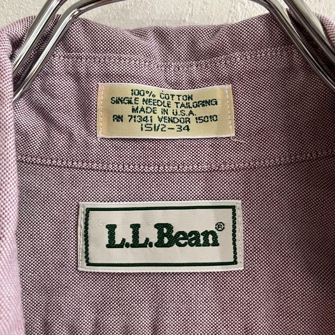 USA製 L.L.Bean BD オックスフォードシャツ エルエルビーン ピンク
