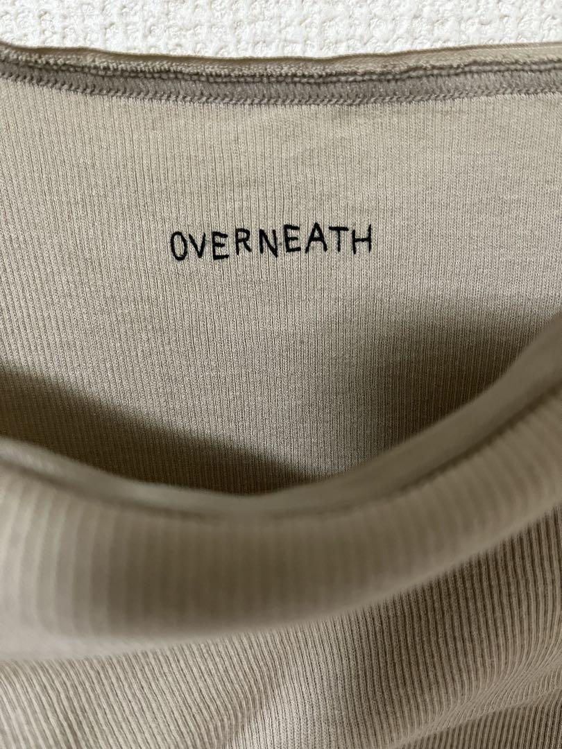 オーバーニース　overneath リブトップ