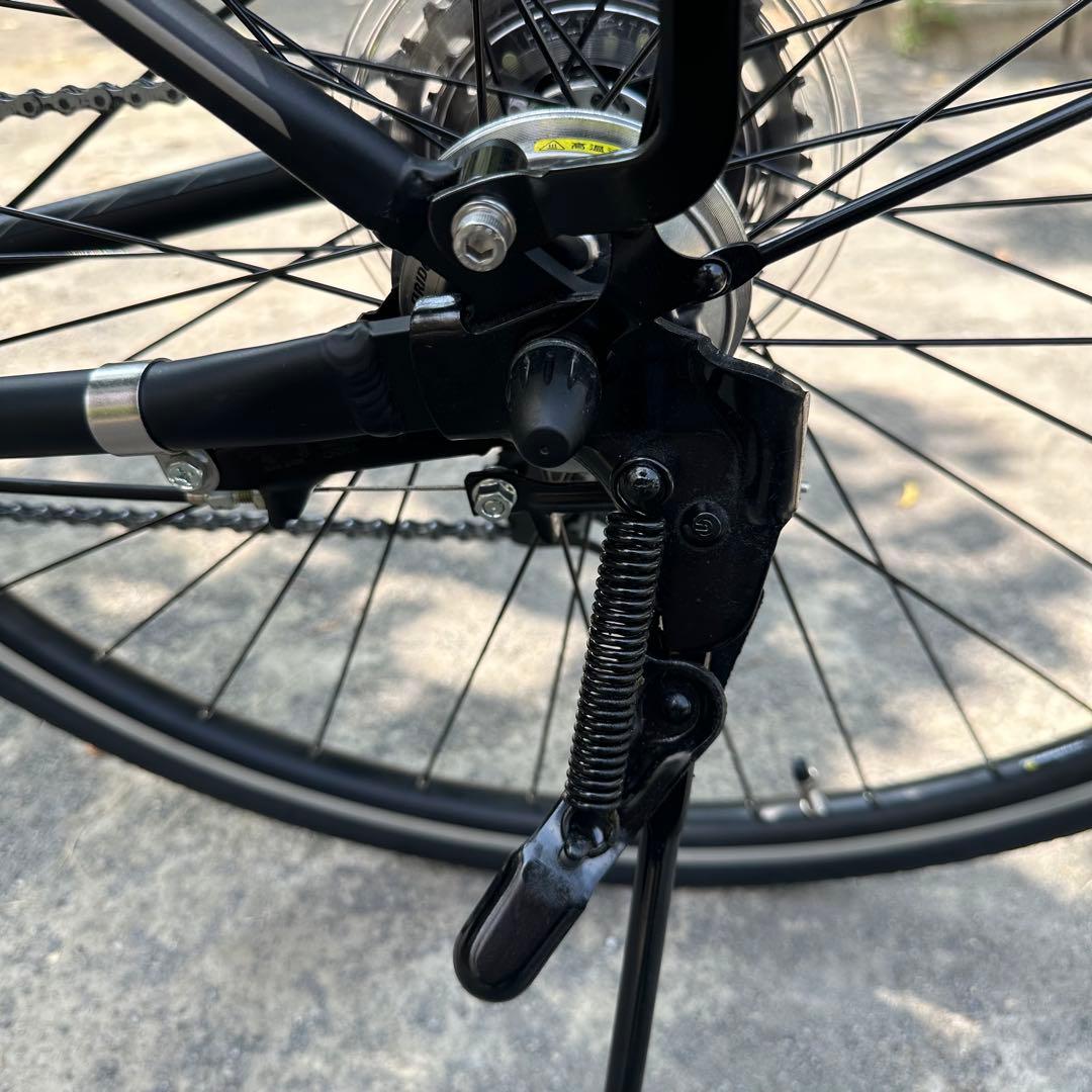 【美品】電動クロスバイク TB1e（ティービーワンe）リアキャリア付き